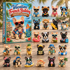 Vacation French Bulldog advent calendar