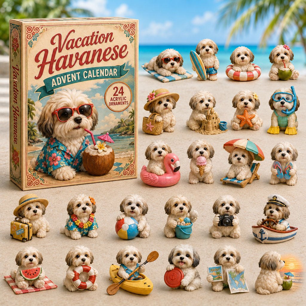 Vacation Havanese advent calendar