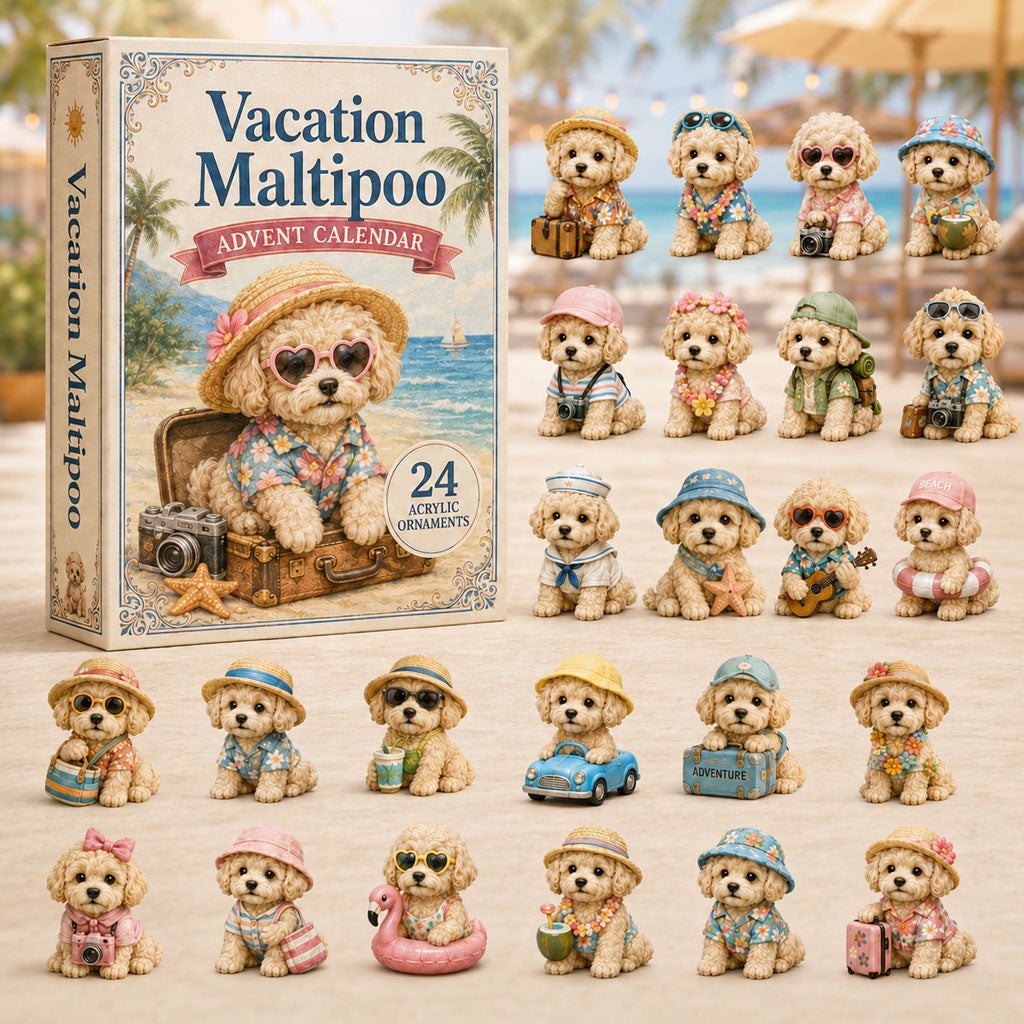 Vacation Maltipoo advent calendar