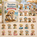 Vacation Maltipoo advent calendar