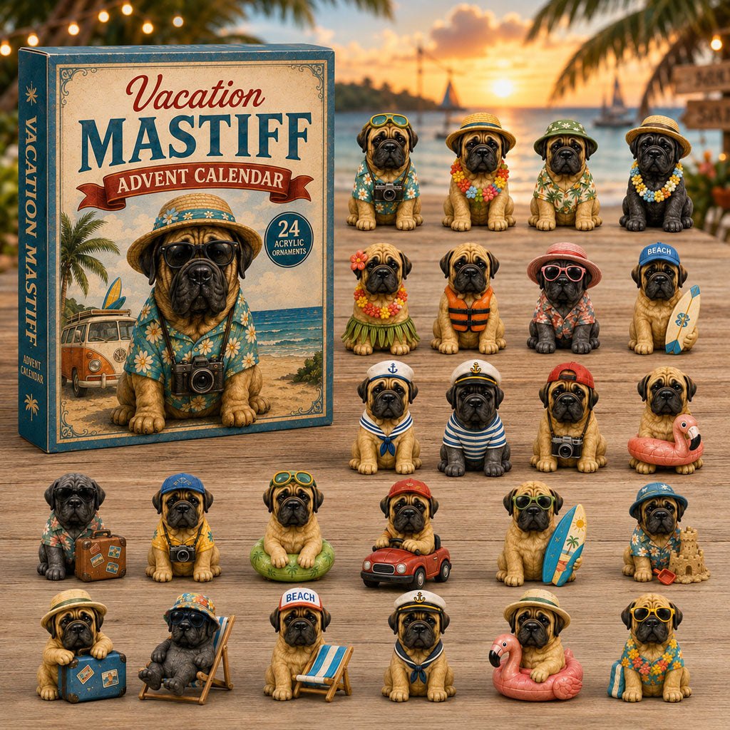 Vacation Mastiff advent calendar