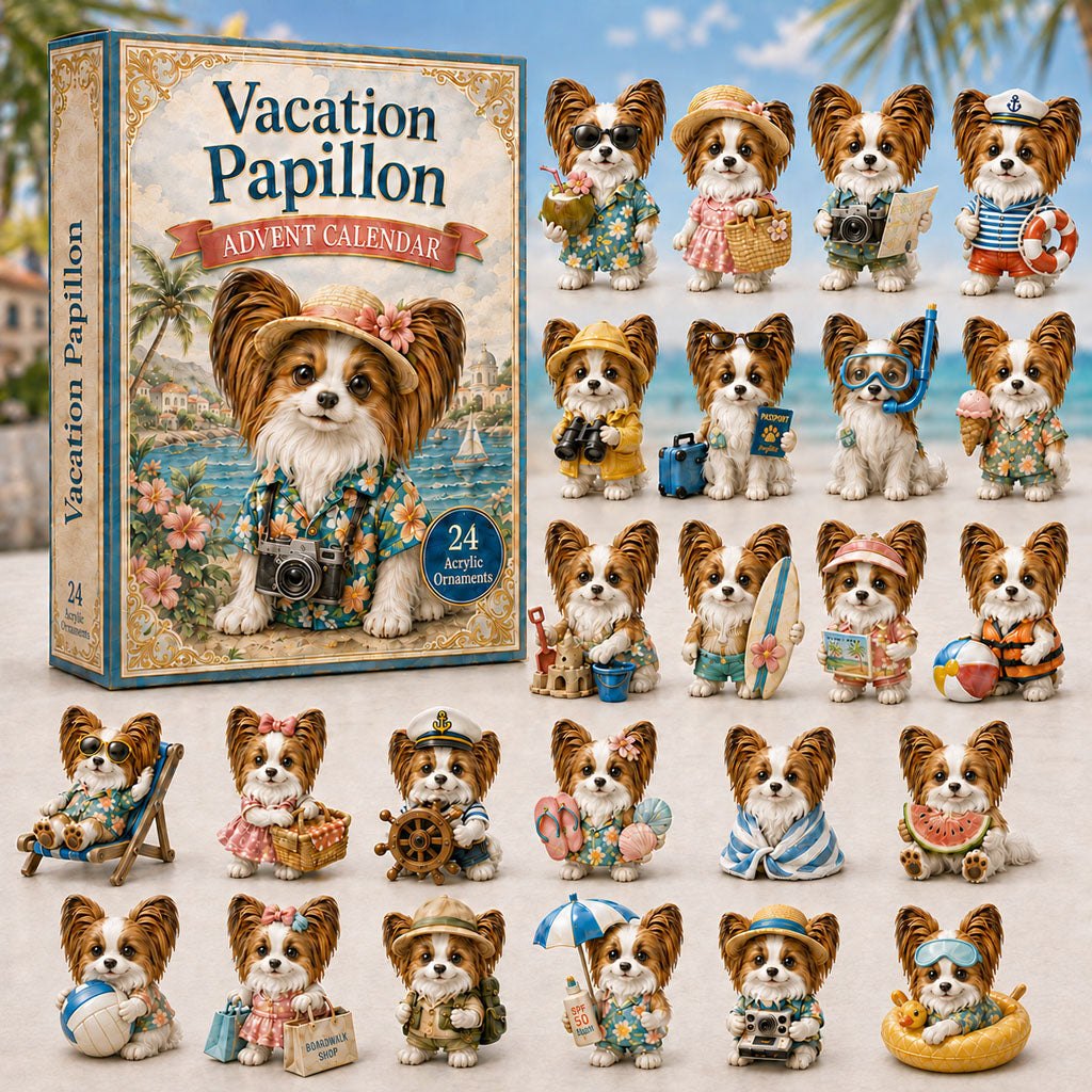 Vacation Papillon advent calendar