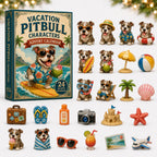 Vacation Pitbull Characters advent calendar