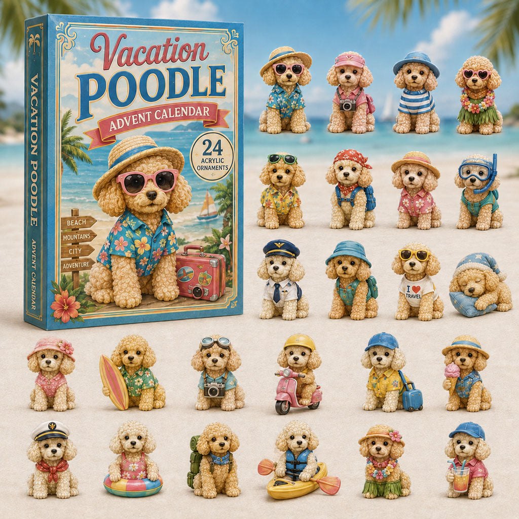 Vacation Poodle advent calendar