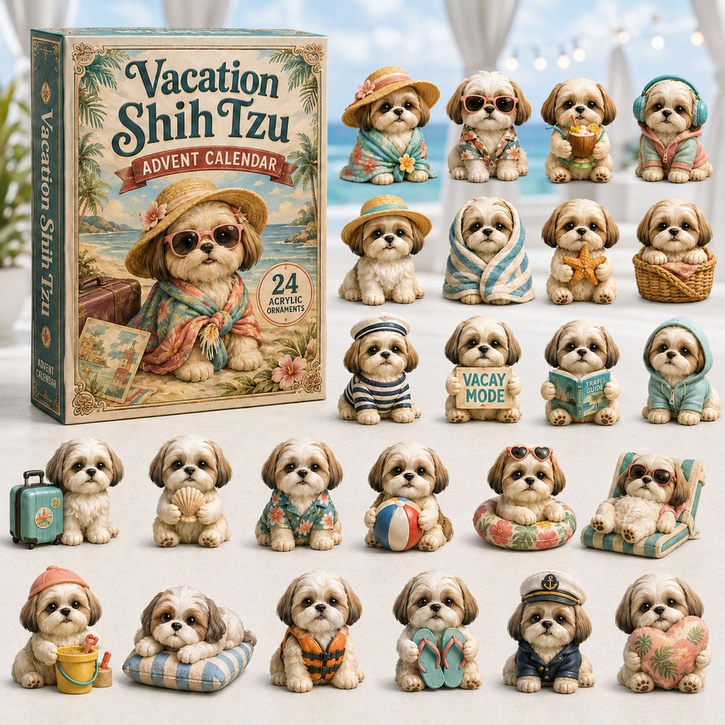 Vacation Shih Tzu advent calendar