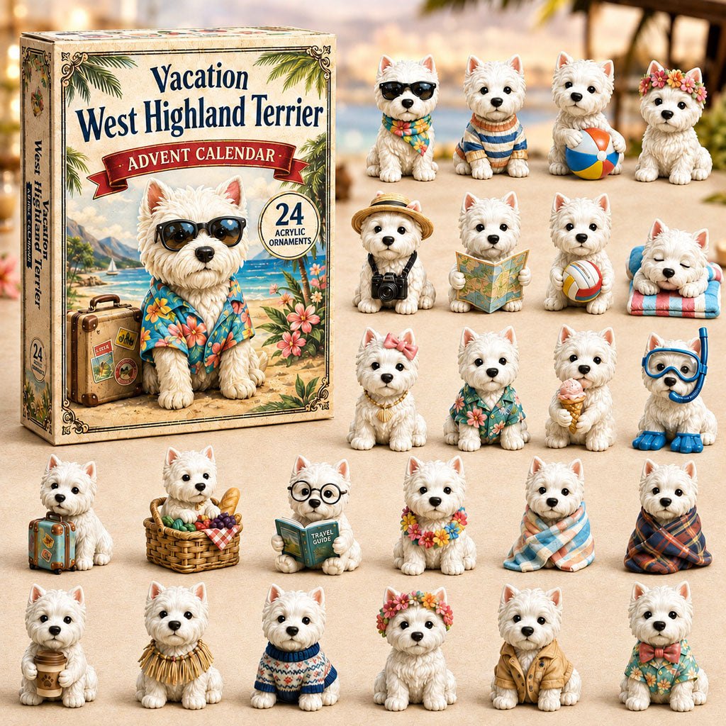 Vacation West Highland Terrier advent calendar