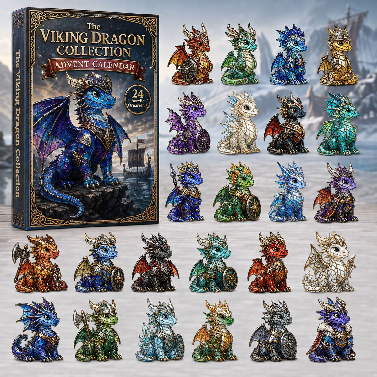 Viking Dragon advent calendar