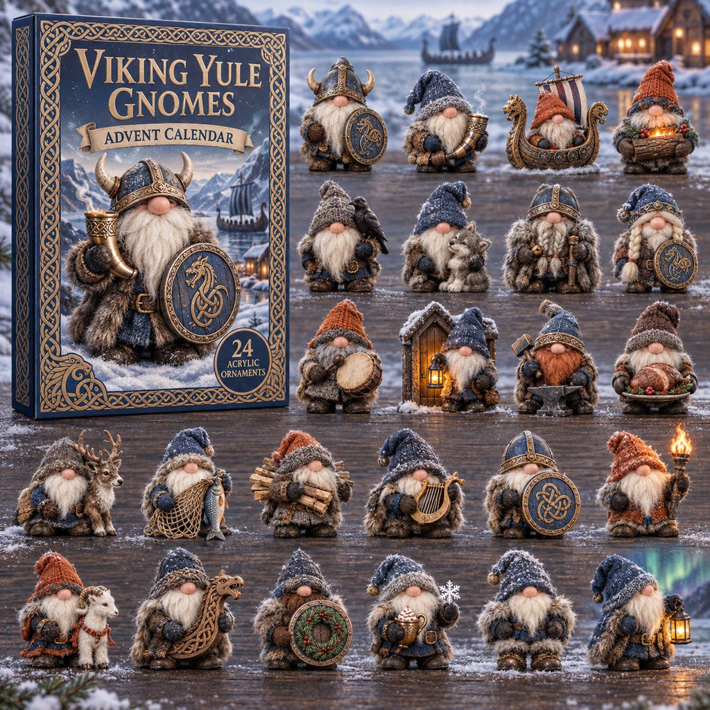 Viking Yule Gnomes advent calendar