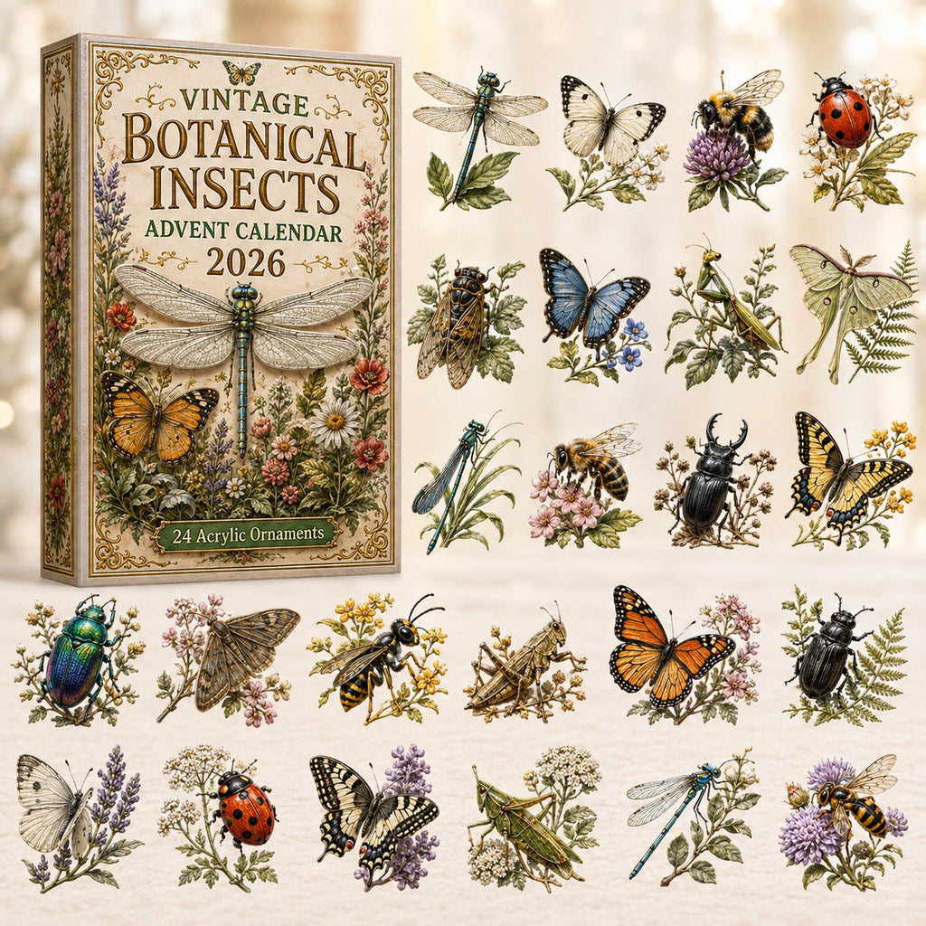 Vintage Botanical Insects advent calendar