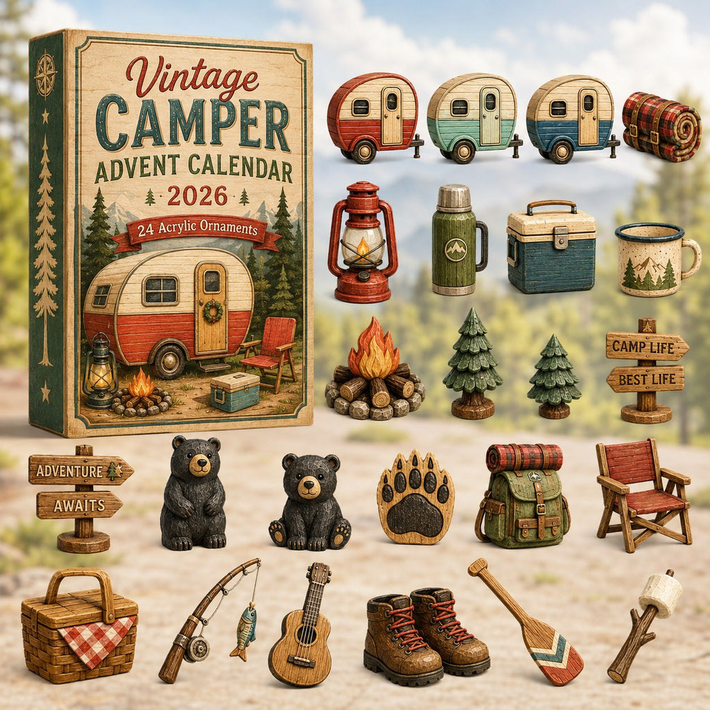 Vintage Camper advent calendar