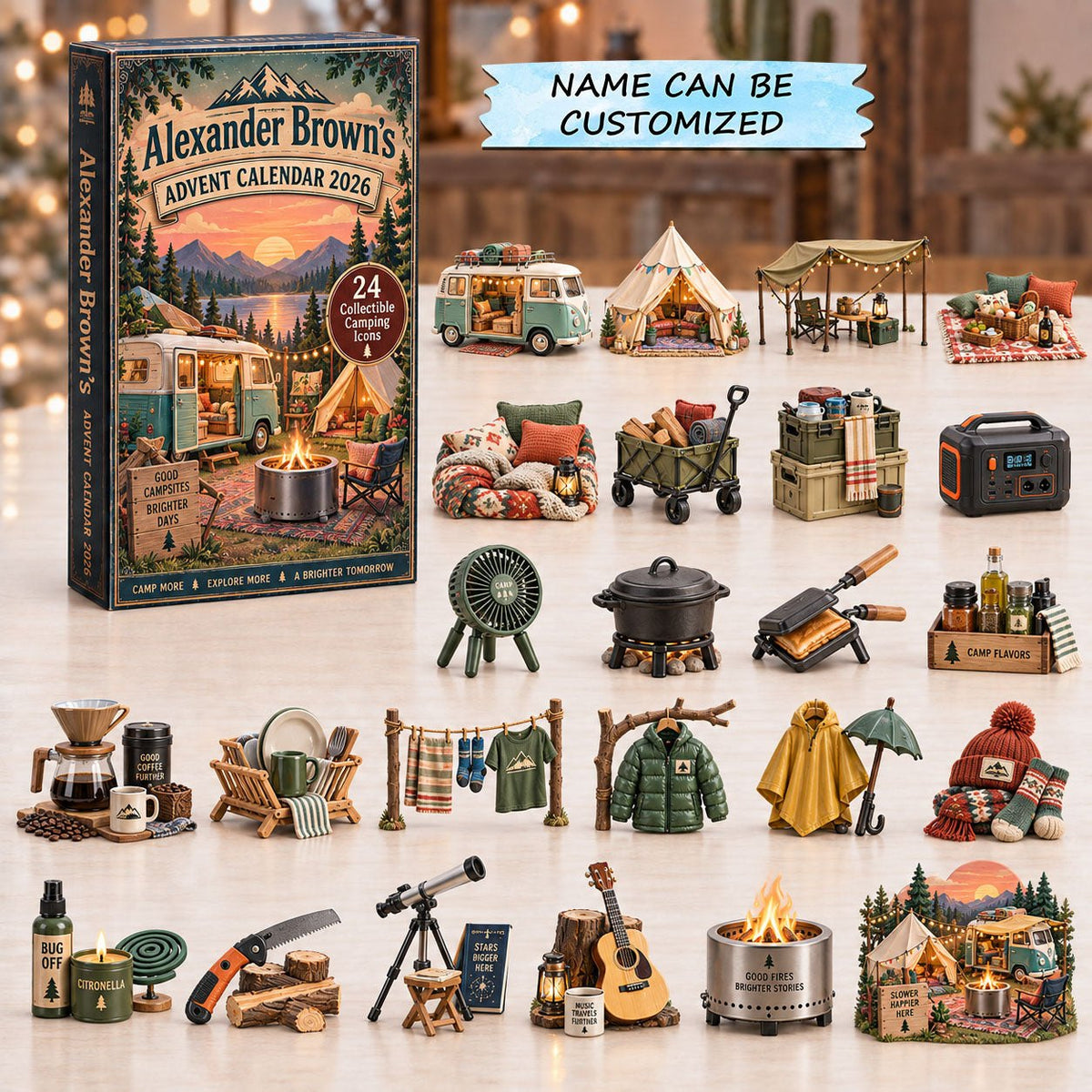 Vintage Camping Life advent calendar