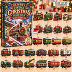 Vintage Christmas Railway advent calendar