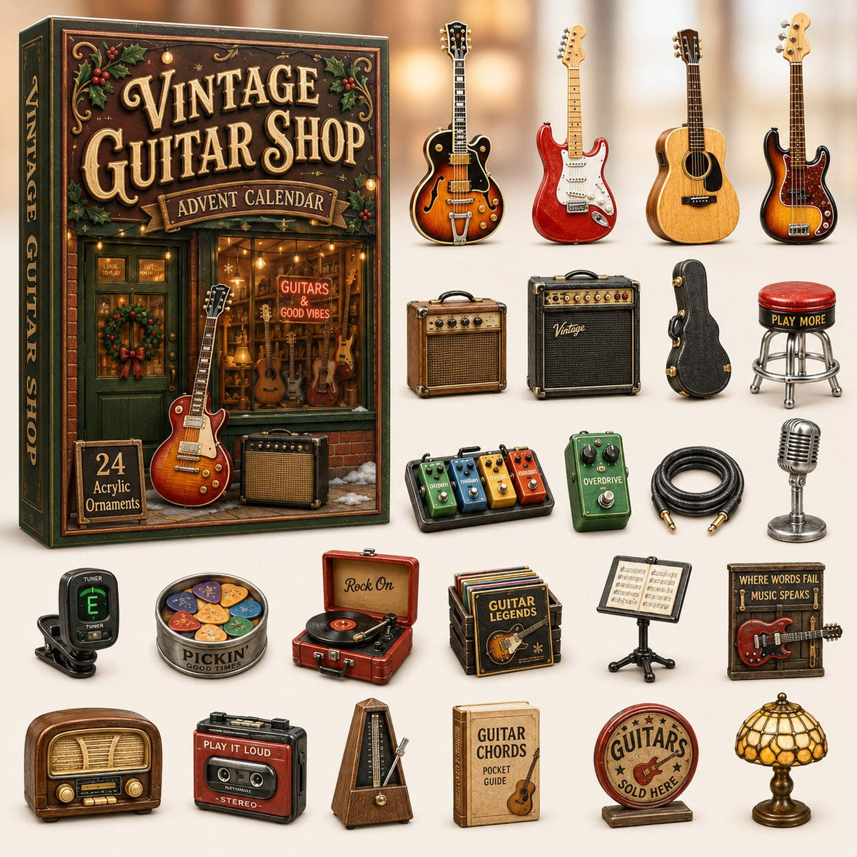 Vintage Guitar Shop advent calendar