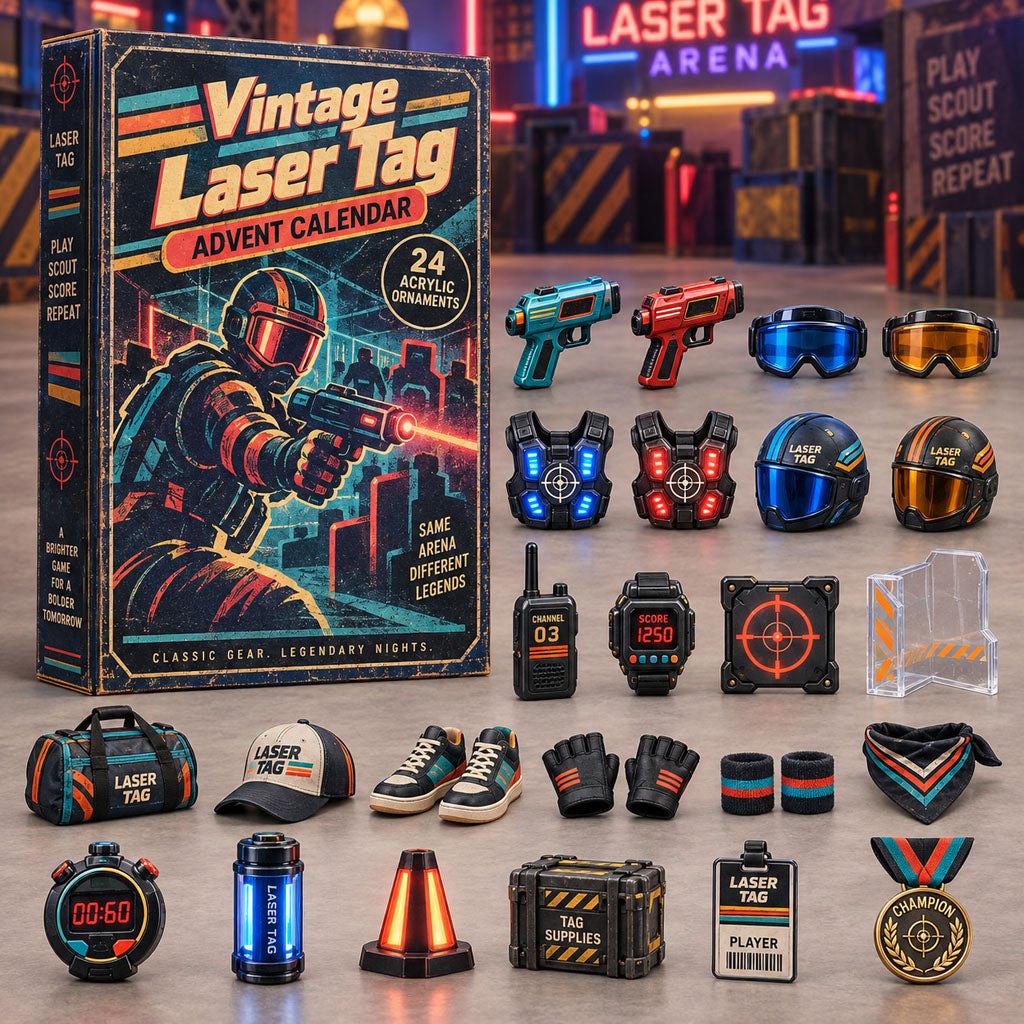 Vintage Laser Tag advent calendar