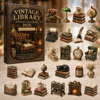 Vintage Library advent calendar