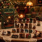 Vintage Phonograph Christmas advent calendar