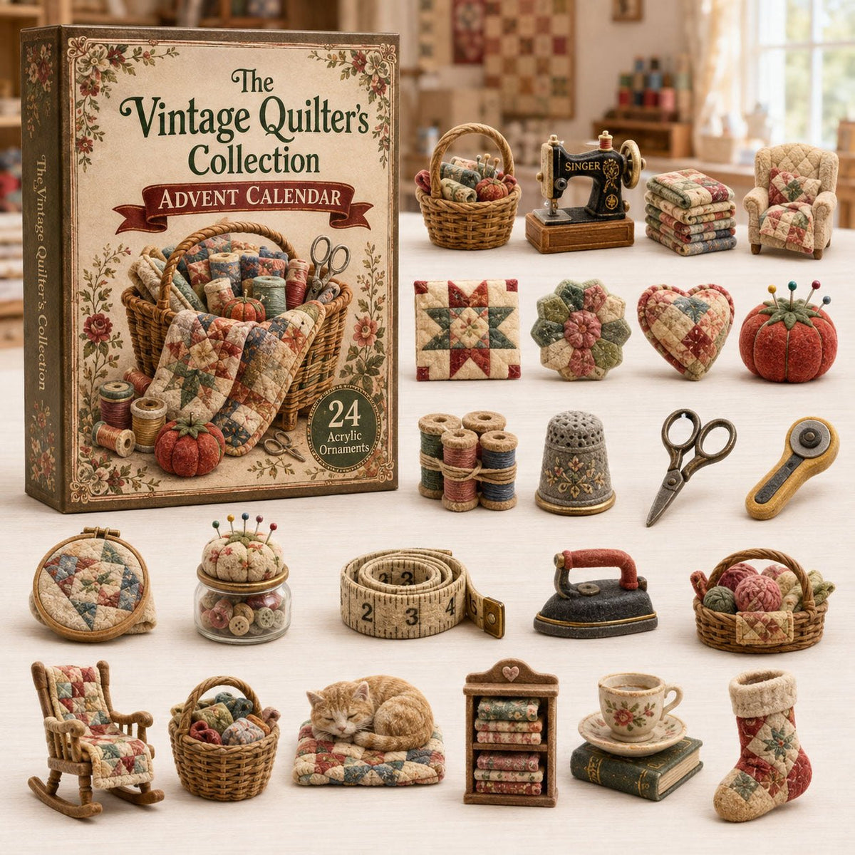 Vintage Quilting advent calendar