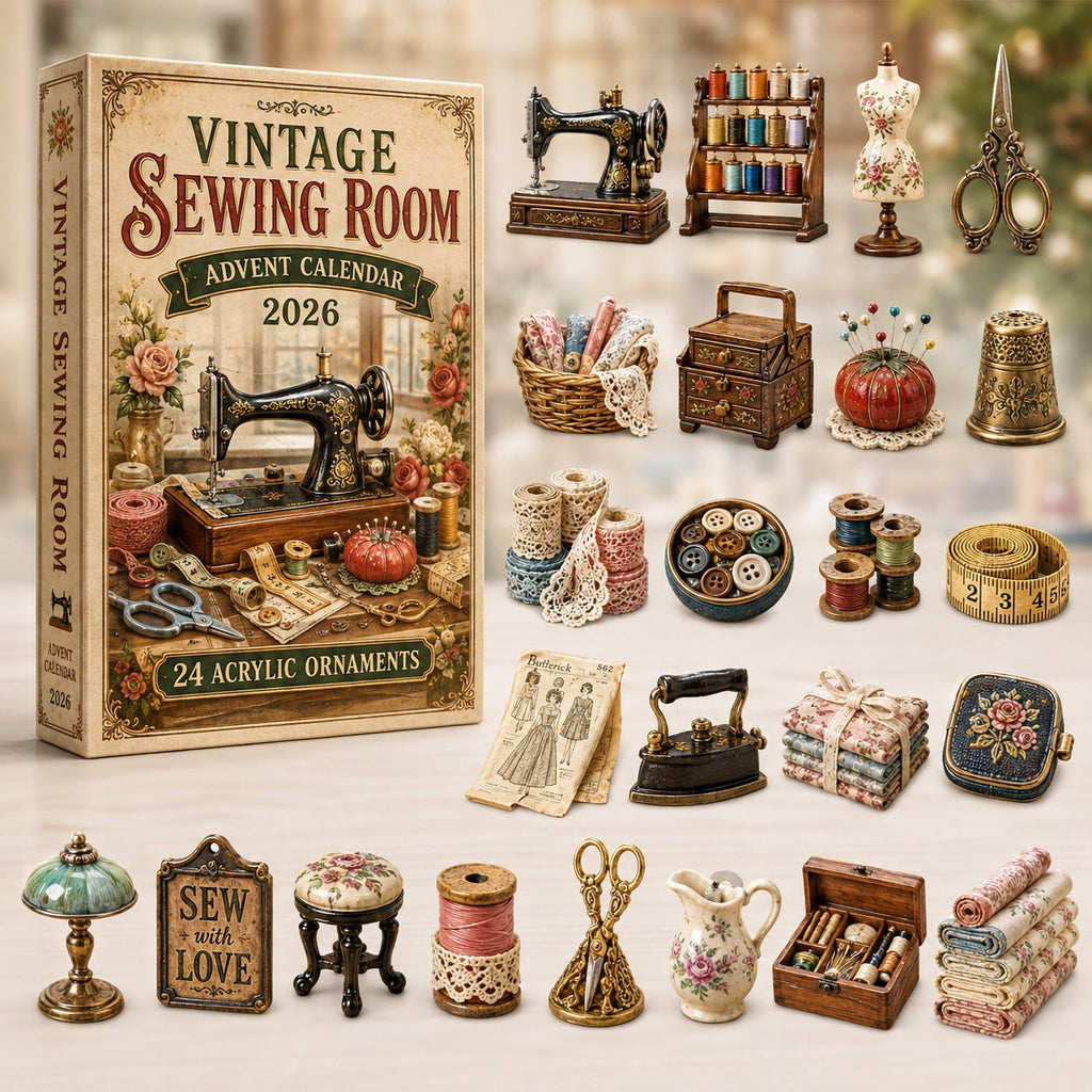 Vintage Sewing Room advent calendar