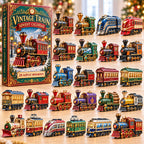 Vintage Train advent calendar