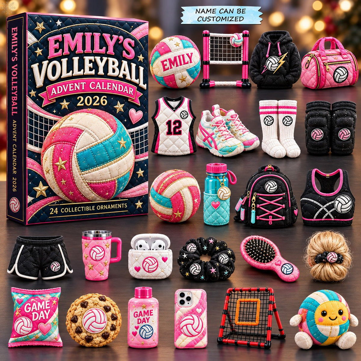 Volleyball Game Day Essentials advent calendar