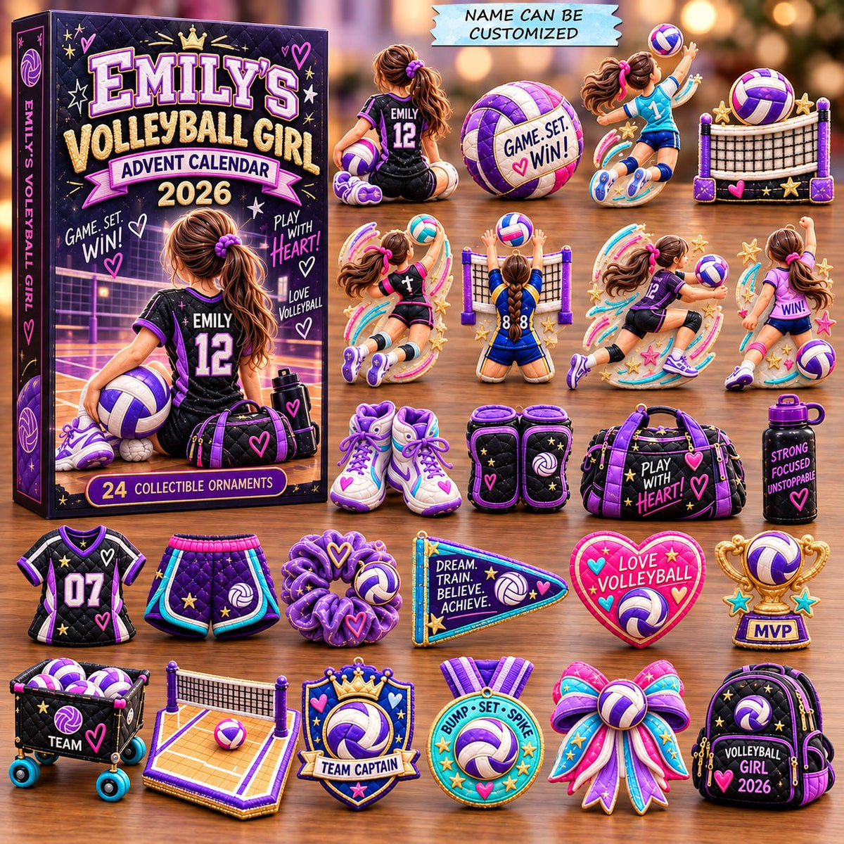 Volleyball Girl advent calendar