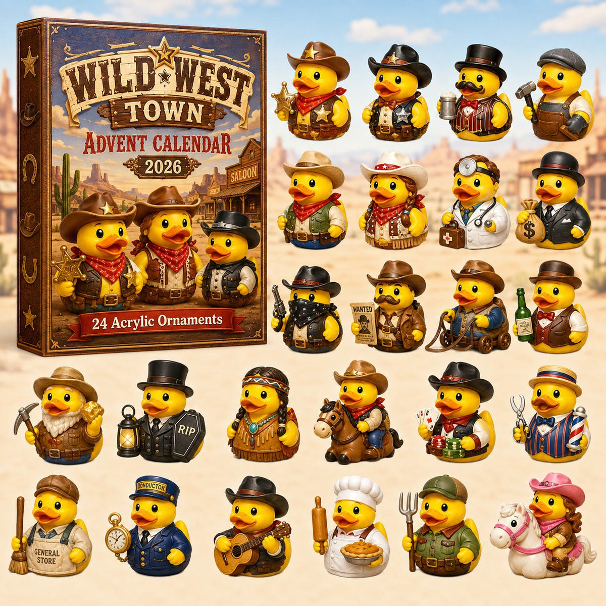 West Town Rubber Duck advent calendar