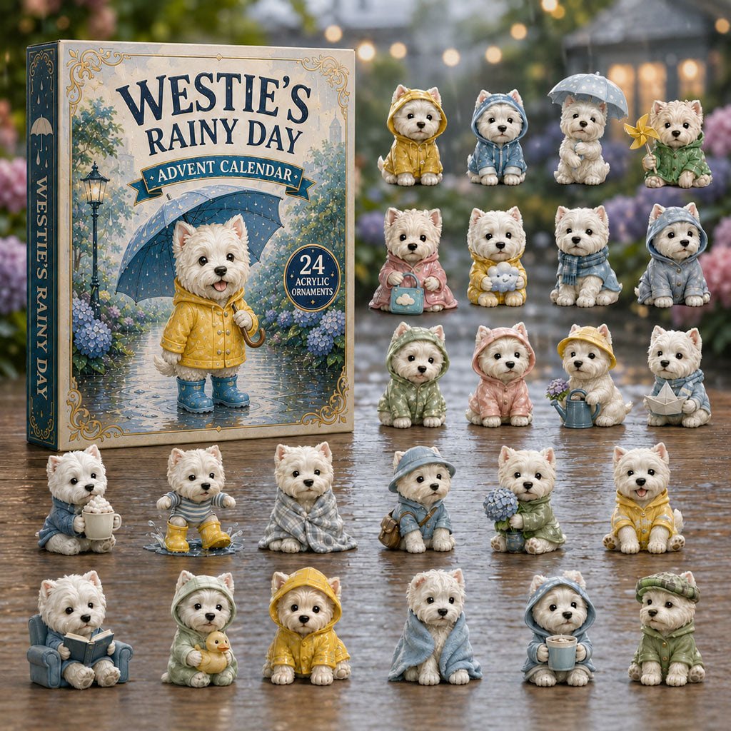 Westies Rainy Day advent calendar