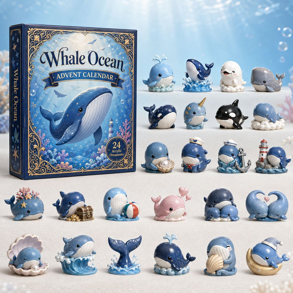 Whale Ocean advent calendar