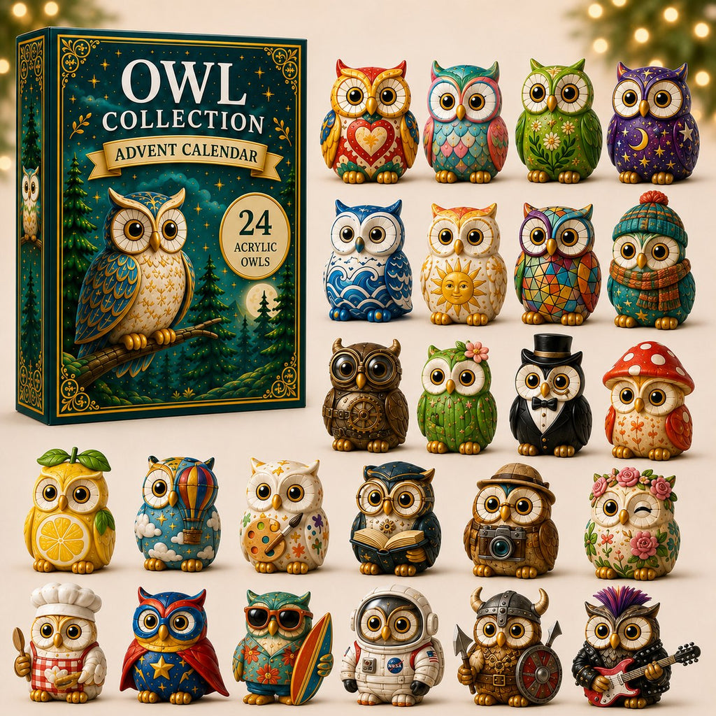Whimsical Owls advent calendar