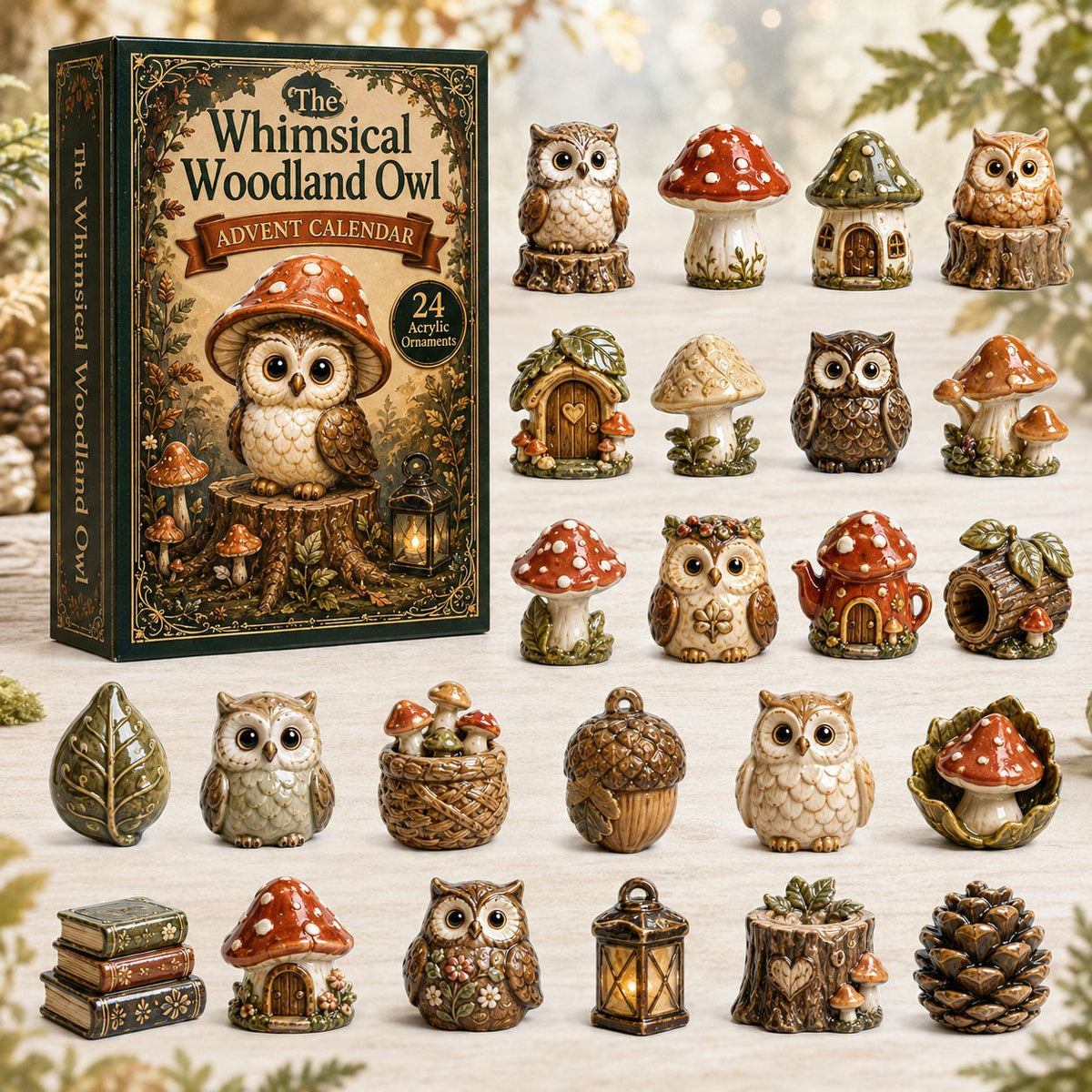 Whimsical Woodland Owl advent calendar
