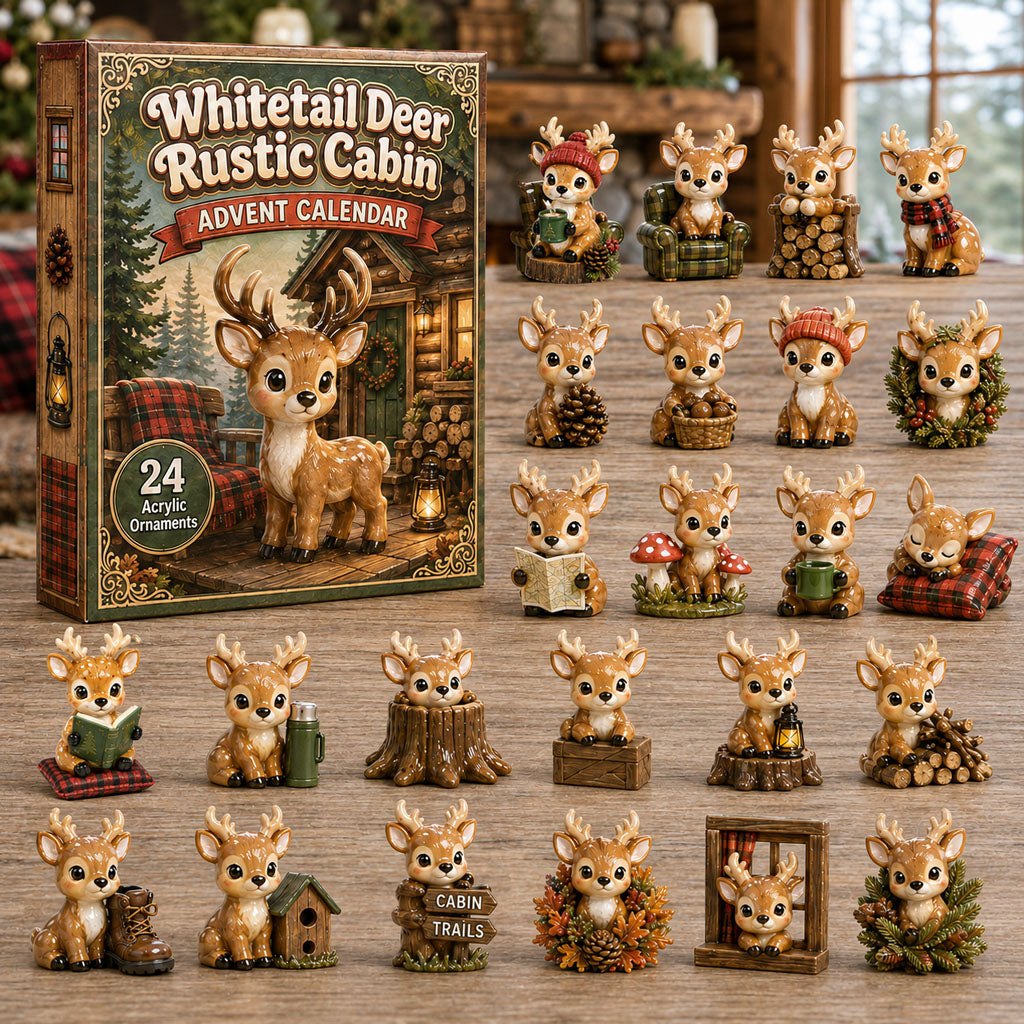 Whitetail Deer Rustic Cabin advent calendar