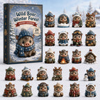 Wild Boar Winter Forest advent calendar