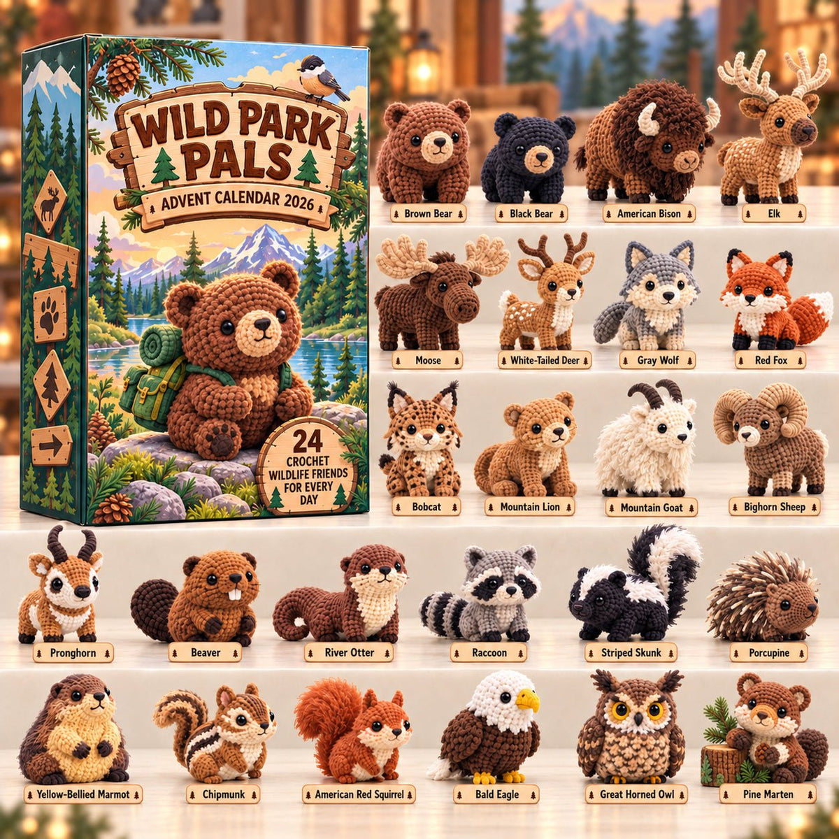 Wild Park Pals advent calendar