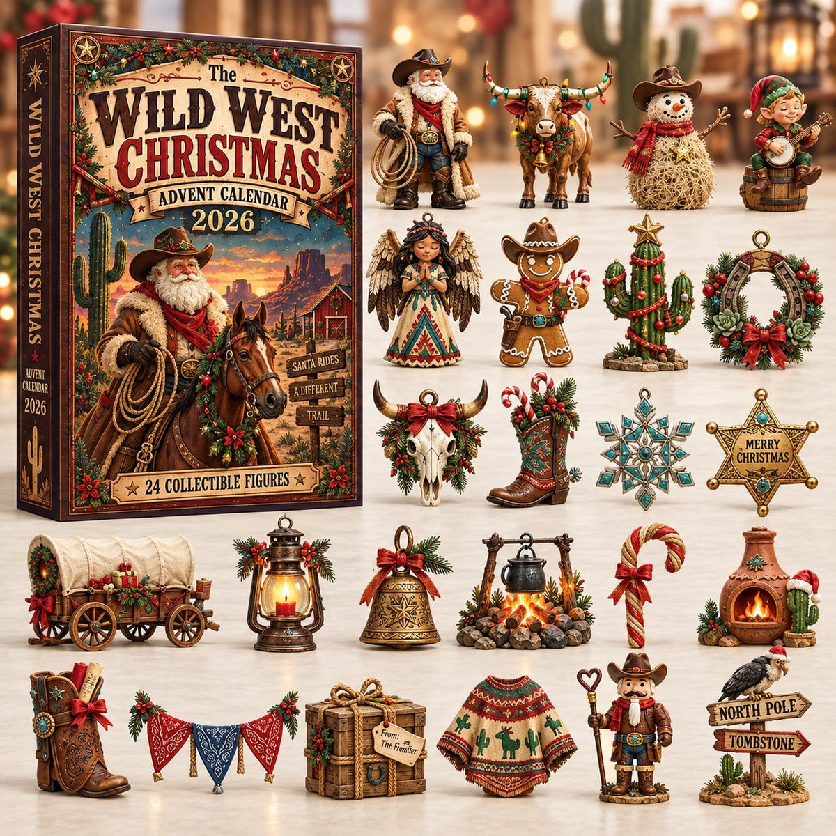 Wild West Christmas advent calendar