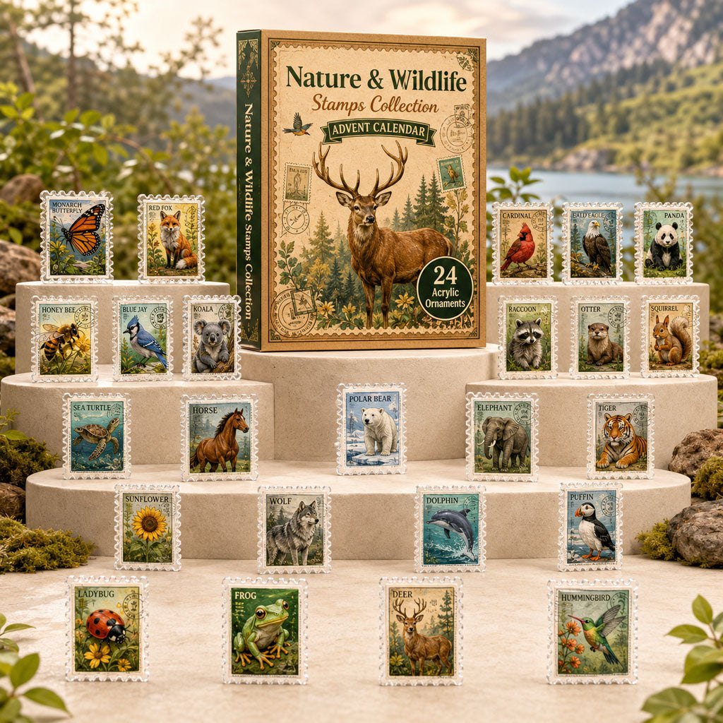 Wildlife Stamps Collection advent calendar