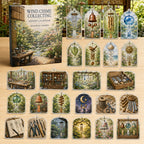 Wind Chime Collecting advent calendar box and 24 printed acrylic charms