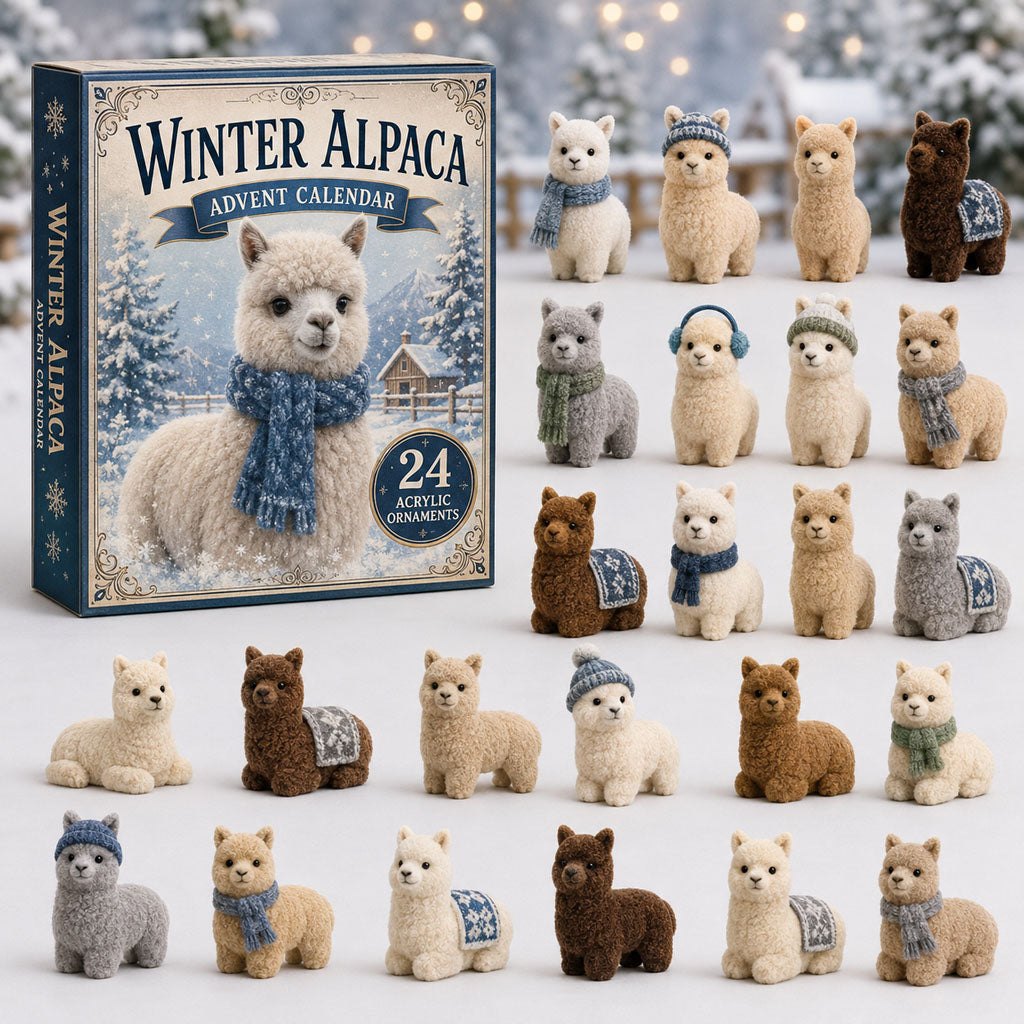 Winter Alpaca advent calendar
