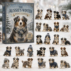 Winter Australian Shepherd advent calendar
