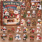 Winter Bear Trio advent calendar