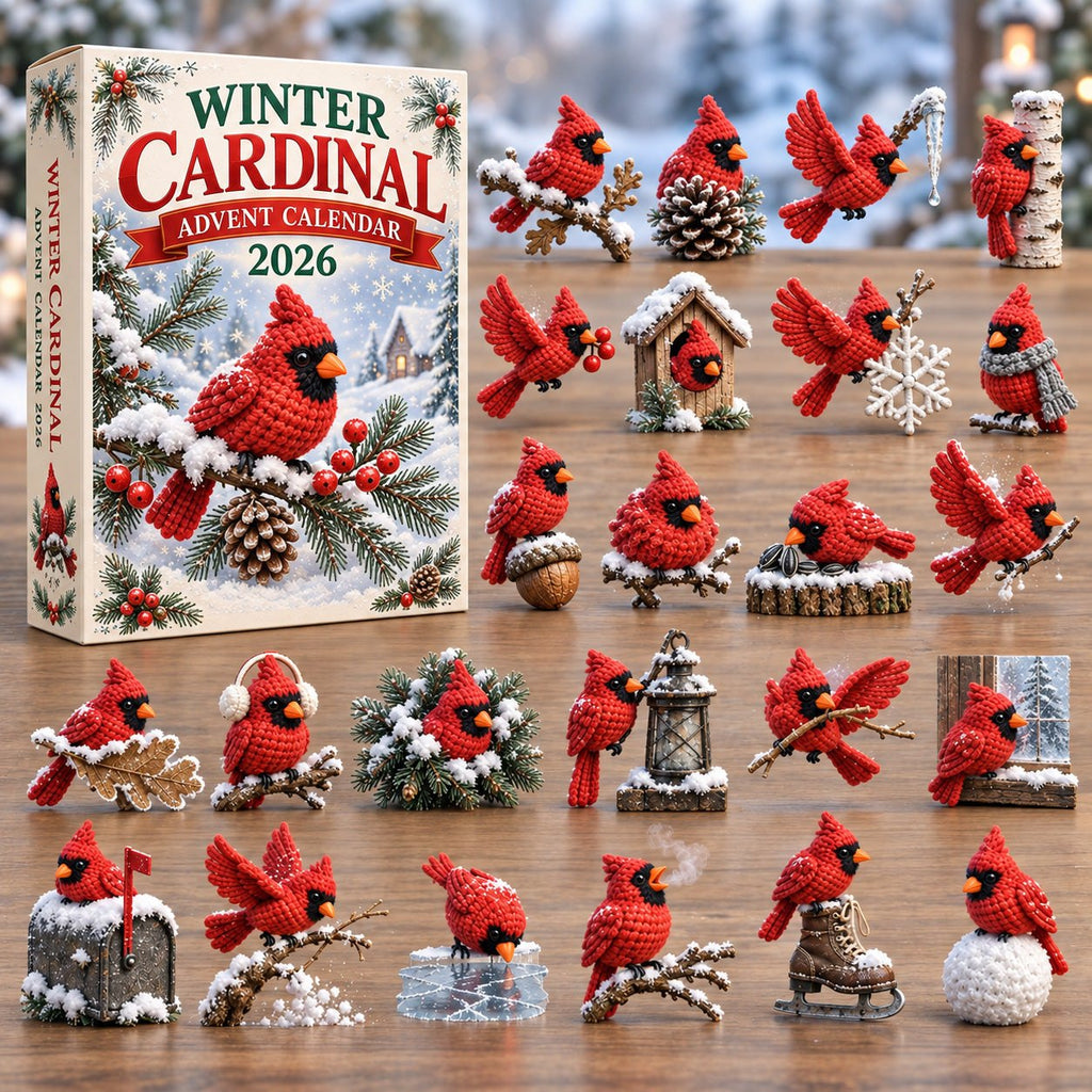 Winter Cardinal advent calendar