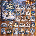 Winter Husky advent calendar