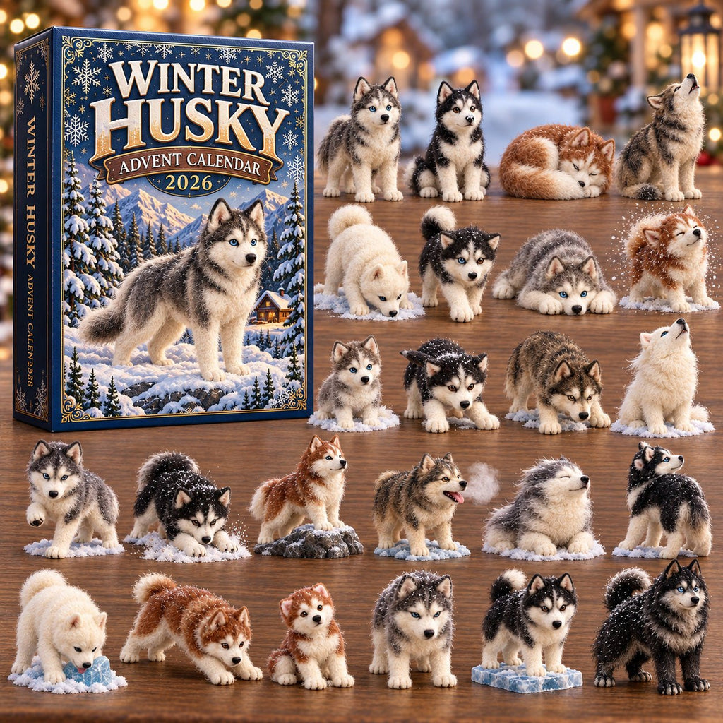 Winter Husky advent calendar