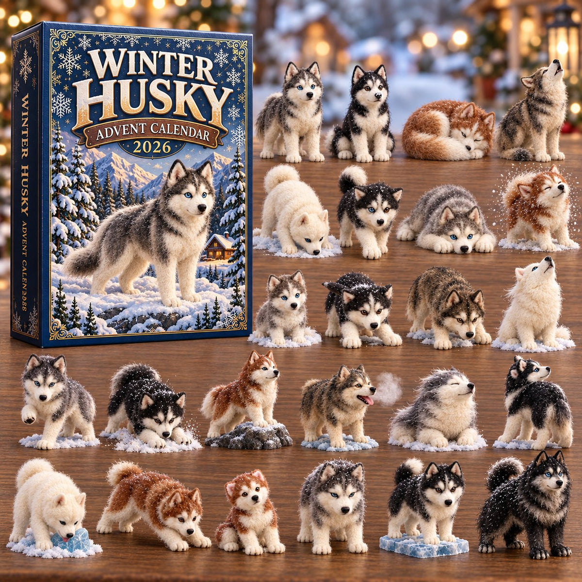Winter Husky advent calendar