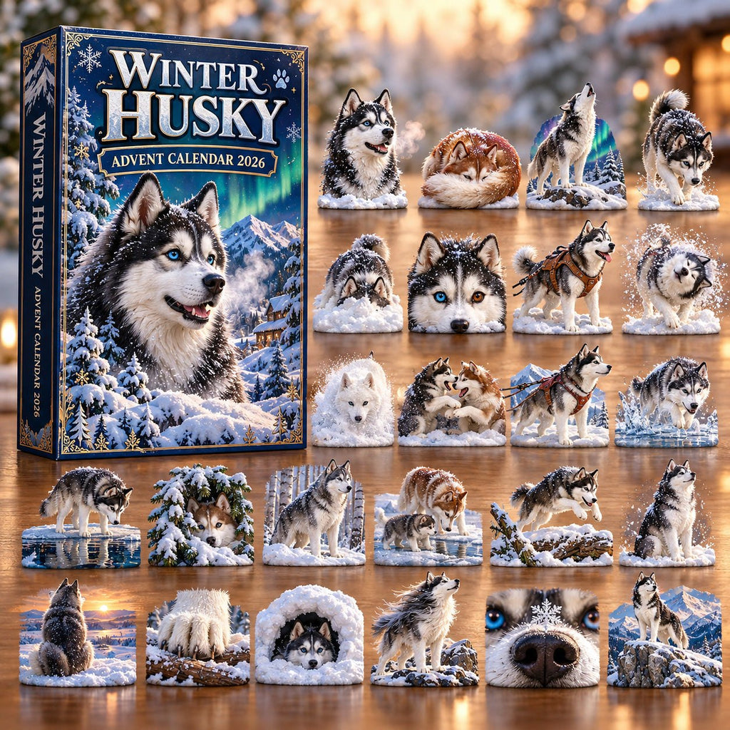 Winter Husky advent calendar