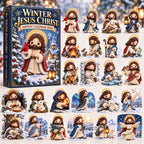 Winter Jesus Christ advent calendar