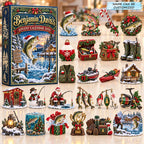 Winter Lake Christmas Fishing advent calendar
