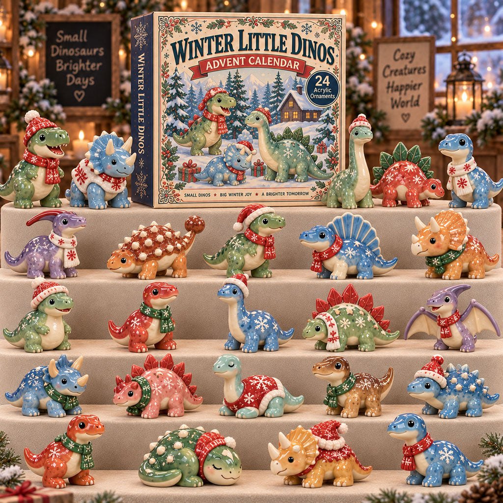 Winter Little Dinos advent calendar