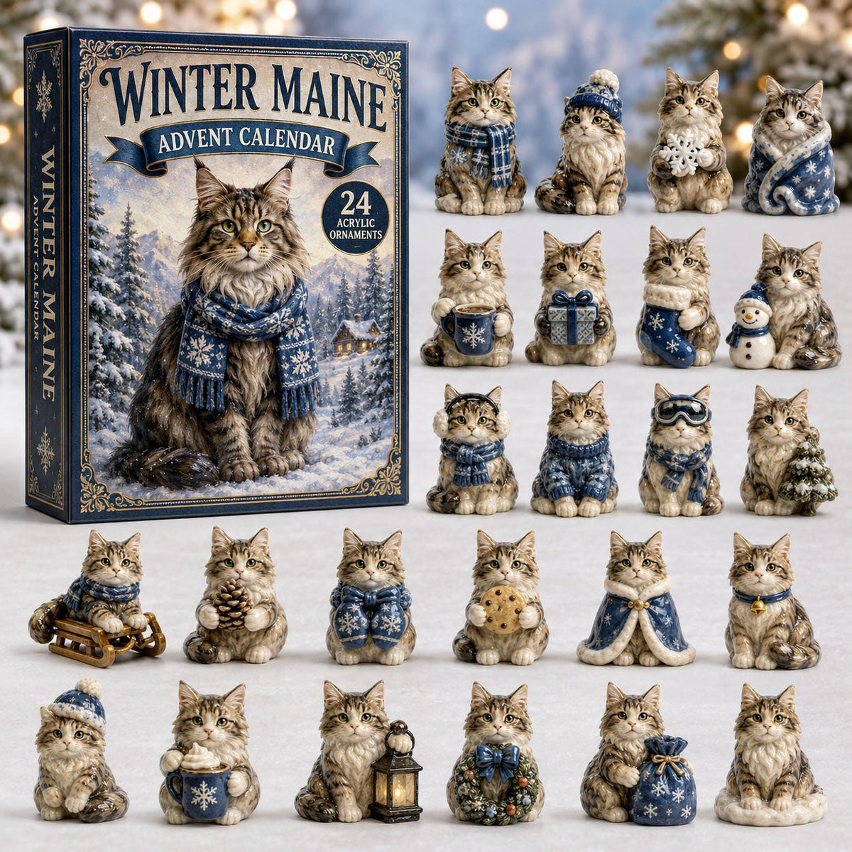 Winter Maine advent calendar