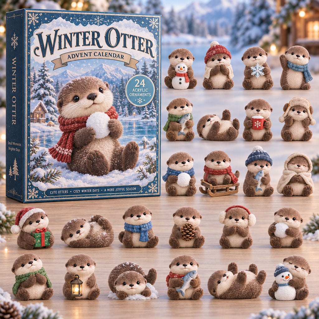 Winter Otter advent calendar