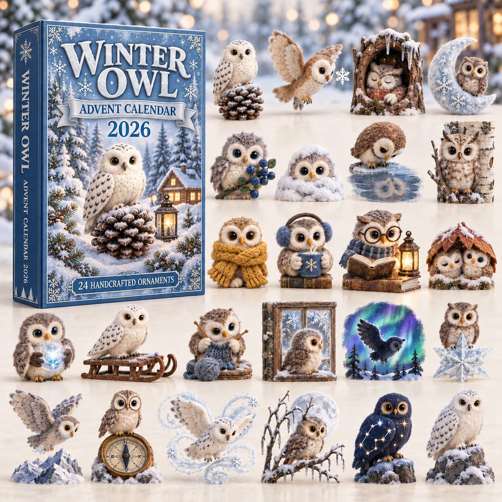 Winter Owl advent calendar
